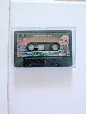 VTG 1988 Halloween Chamber of Horrors Cassette Tape Voices Sounds Music Tony